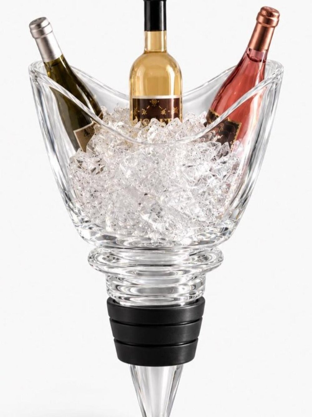 NEW Anthropologie Wine Bottle Stopper Ice Bucket Bar Accessory